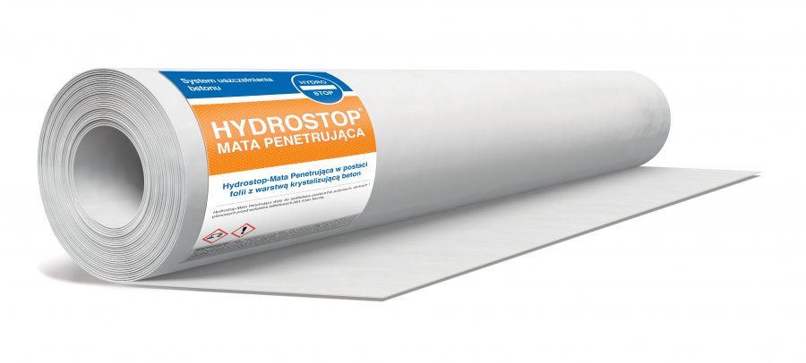 Hydrostop – mata penetrująca w rolce do krystalizacji betonu